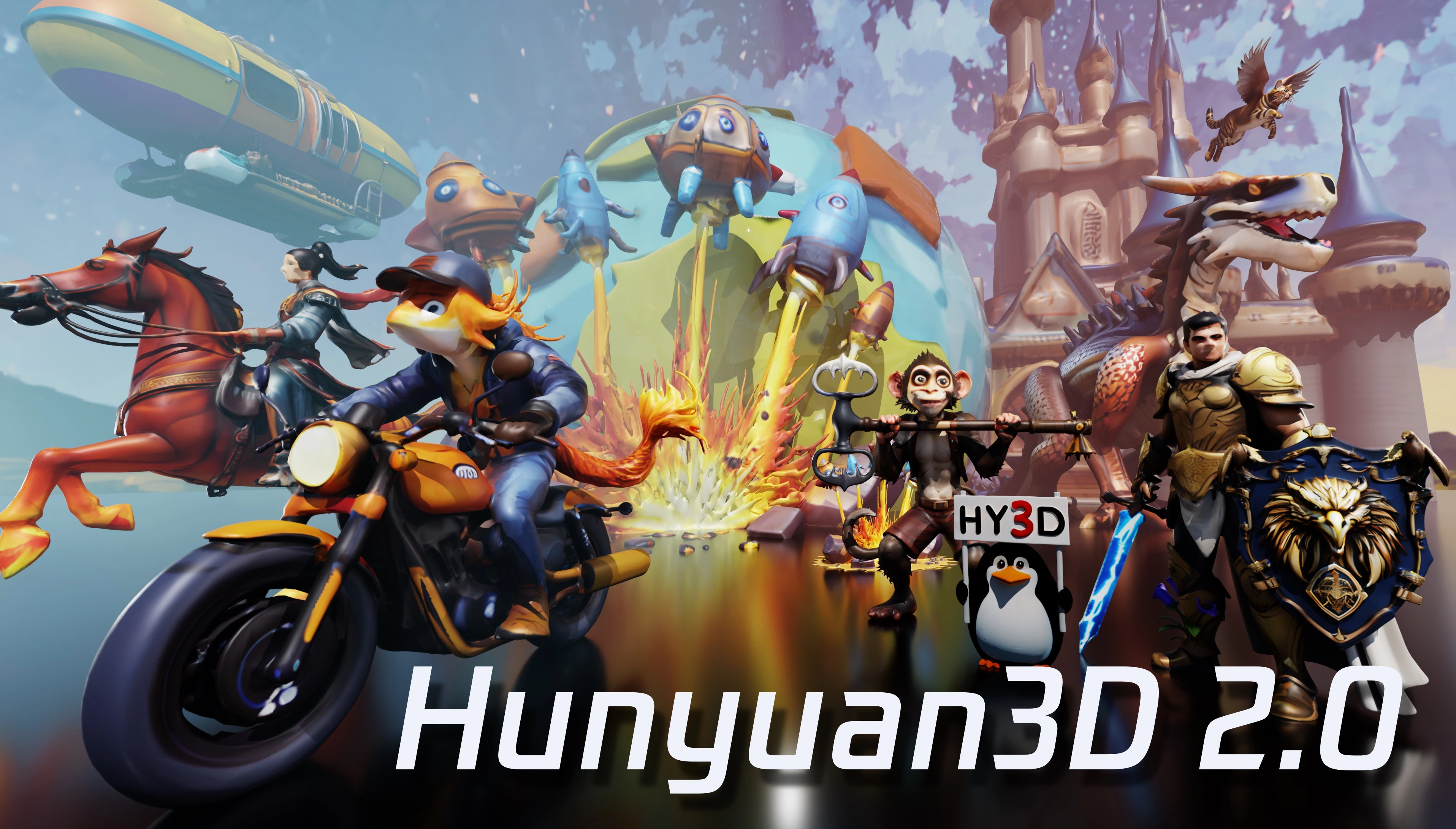 Hunyuan3D V2 Teaser